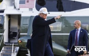 Вертолет Трампа имел "небольшую гидравлическую проблему"