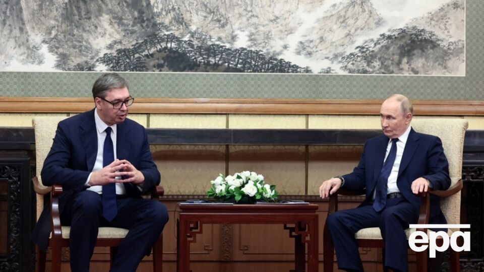 Вучич запевнив Путіна у принциповій позиції Сербії щодо країни-агресора Росії