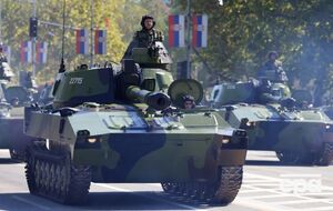 В Белграде прошел военный парад