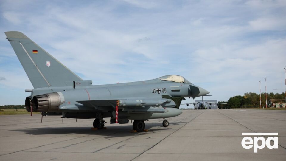 На перехоплення російського літака вилітало два Eurofighter Typhoon