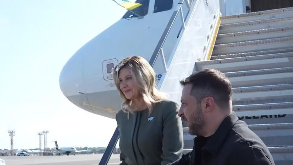 Зеленський показав свій вихід із літака на американській землі
