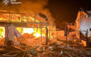 На месте обстрелов были пожары