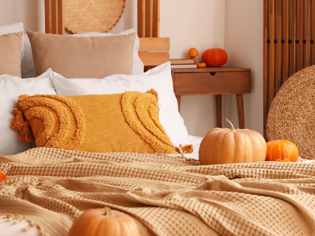 Следует выбирать мягкие цвета для создания особого уюта