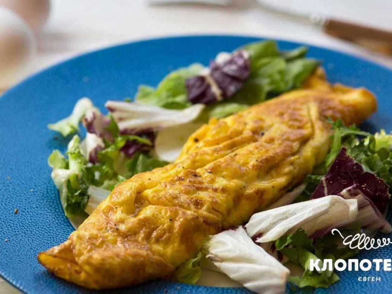 Классический омлет готовится без молока