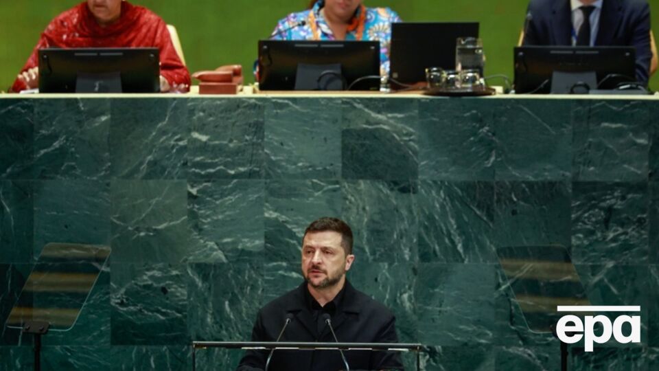 Зеленский в Генассамблее ООН призвал сделать все, чтобы заставить агрессора РФ остановиться