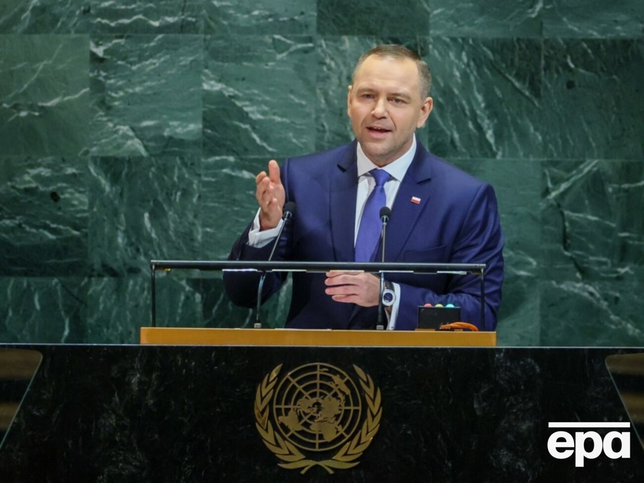 На думку Навроцького, лідер України мав на увазі потребу Польщі мати ефективніші засоби протидії дронам