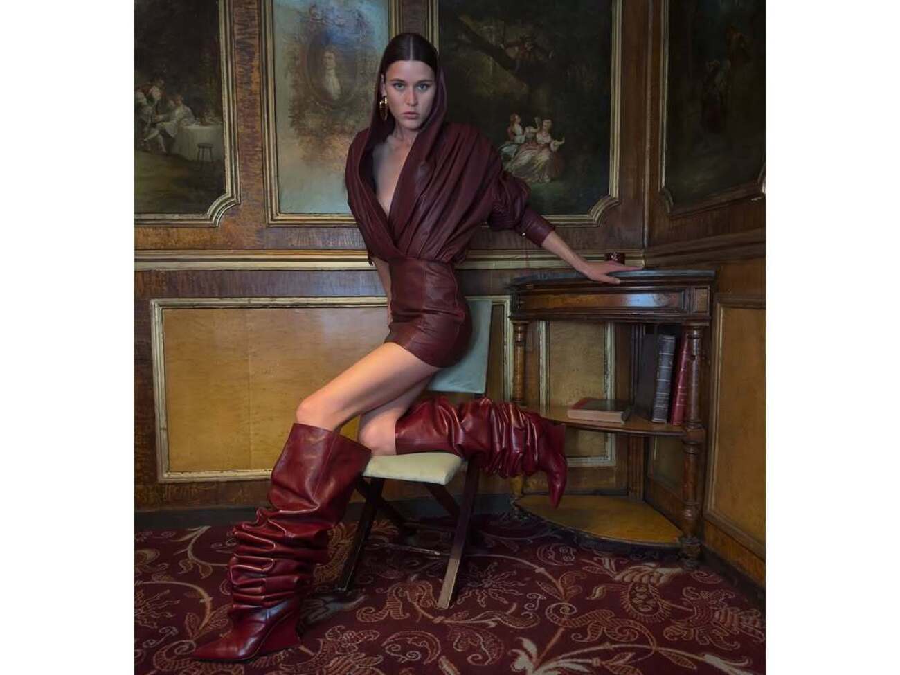 Голенища могут быть очень широкие