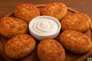 Котлеты подавайте на стол со сметаной