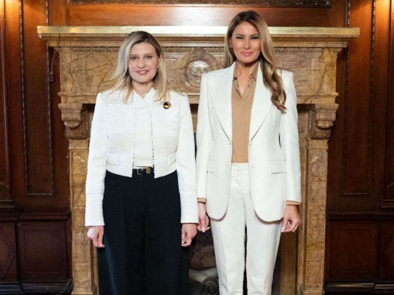 Зеленська про першу леді США: За моїми відчуттями, зустріч була теплою. Було приємно спілкуватися