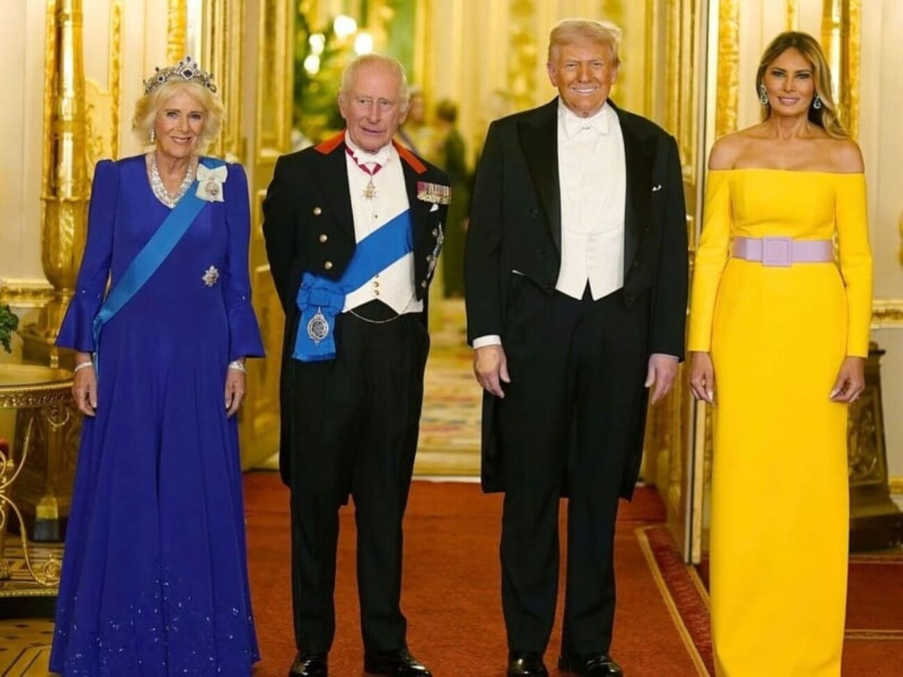 Візит подружжя Трамп до Великобританії відбувався на запрошення Чарльза III