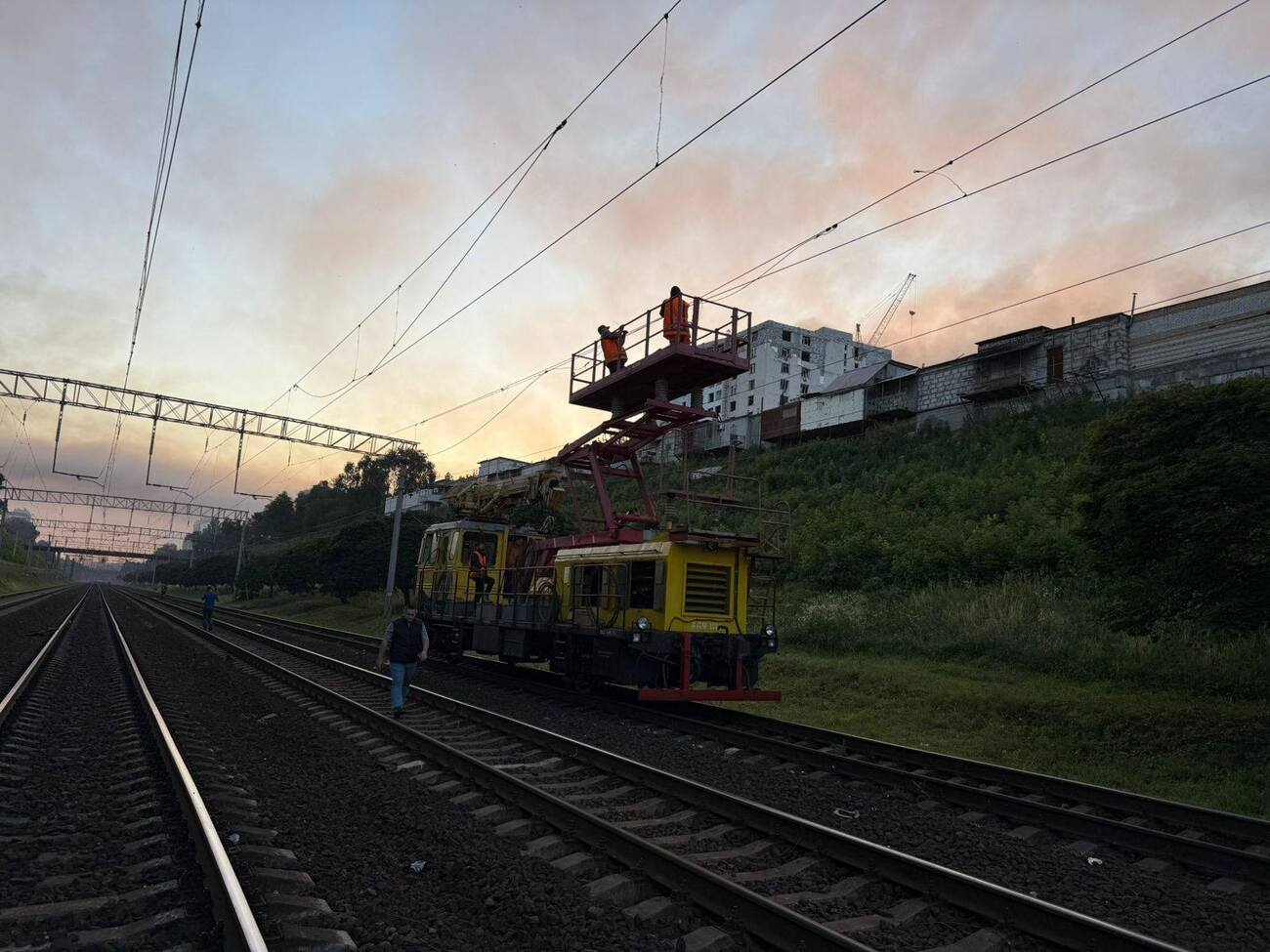 Рух поїздів уже відновили