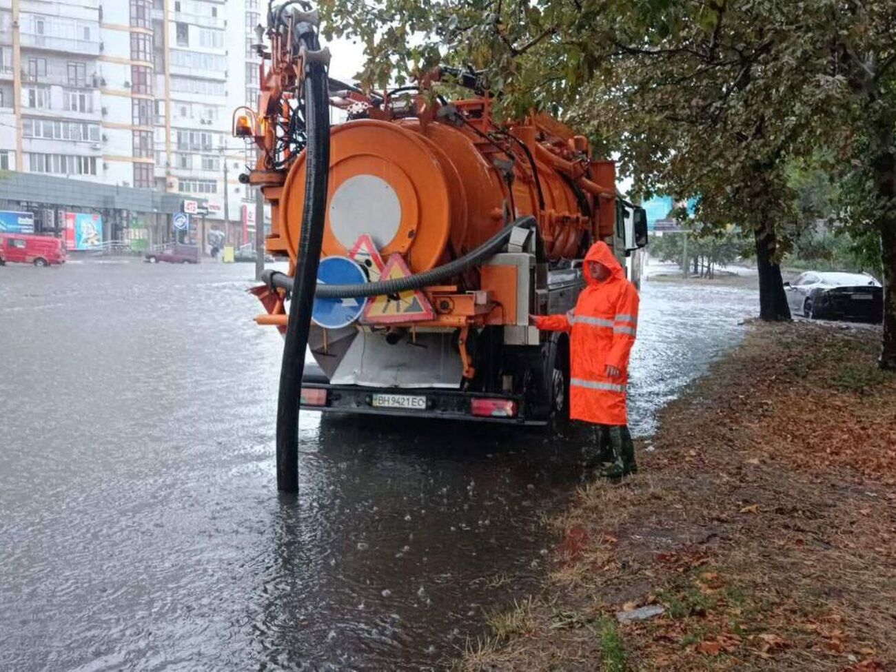 Ночью в Одессе выпал 21 мм осадков при месячной норме 42 мм