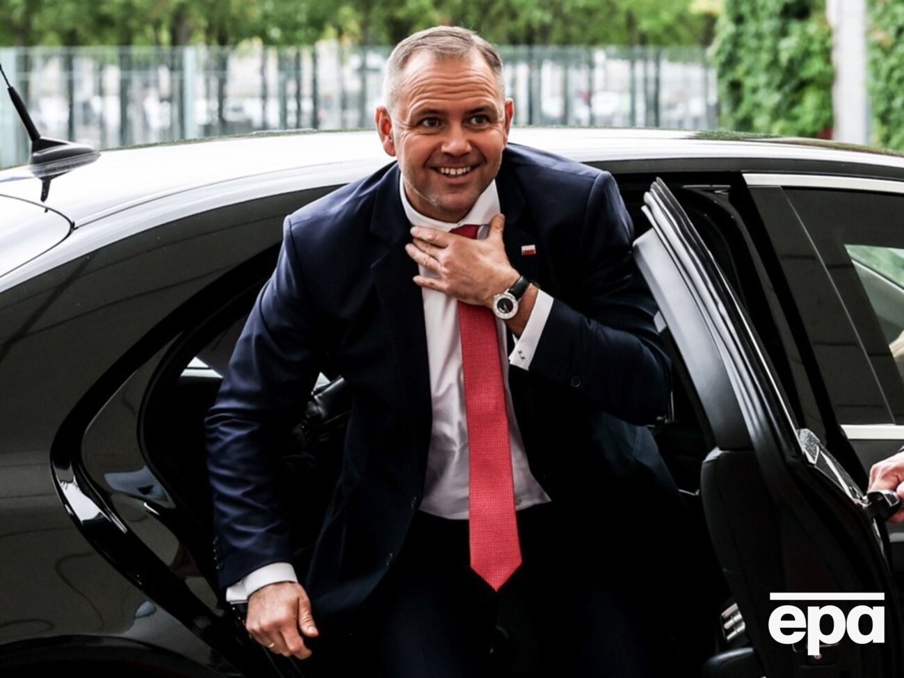 Навроцкий пошутил, что"обсуждает" с Пилсудским российскую агрессию