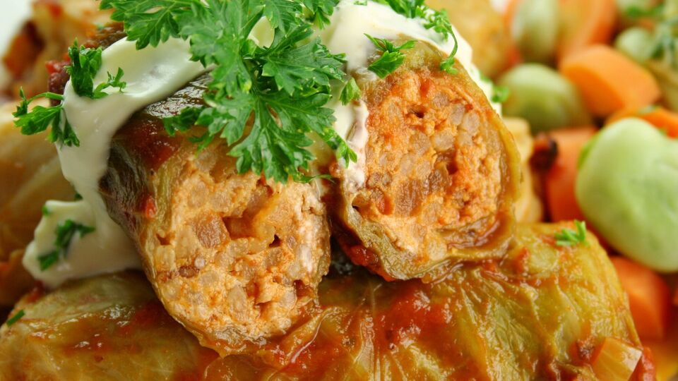 Голубцы вкусны со сметаной