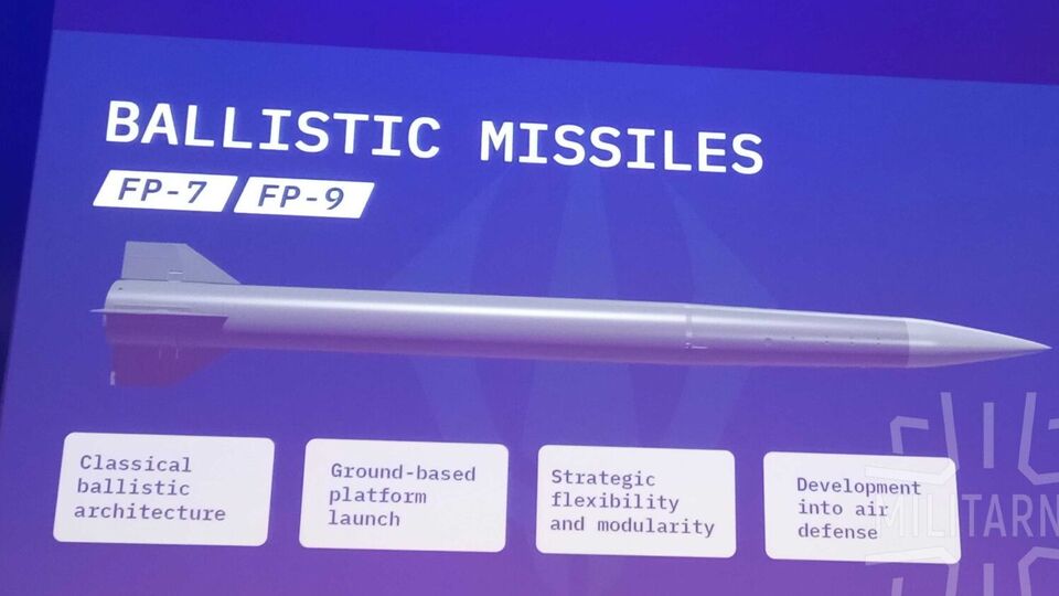 На выставке раскрыли характеристики двух моделей ракет – FP-7 и FP-9