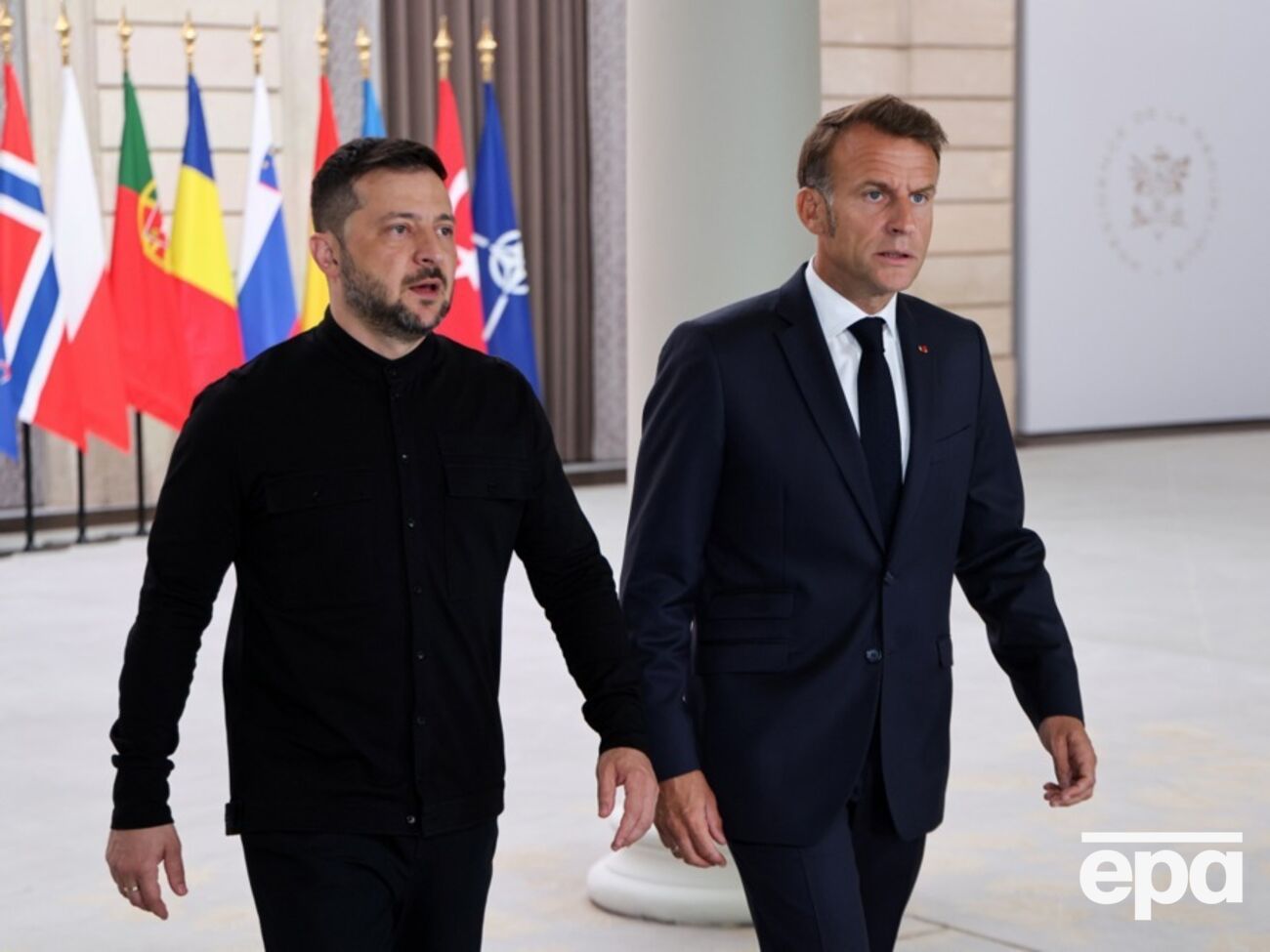 Макрон і Зеленський повідомили про готовність країн-учасників "коаліції охочих" розгорнути війська в Україні