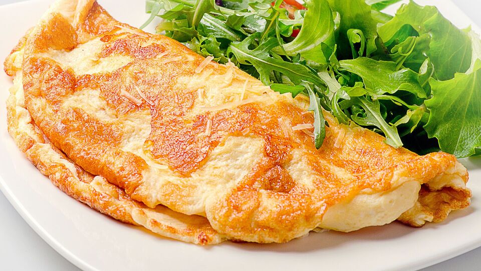 Омлет получится очень вкусным