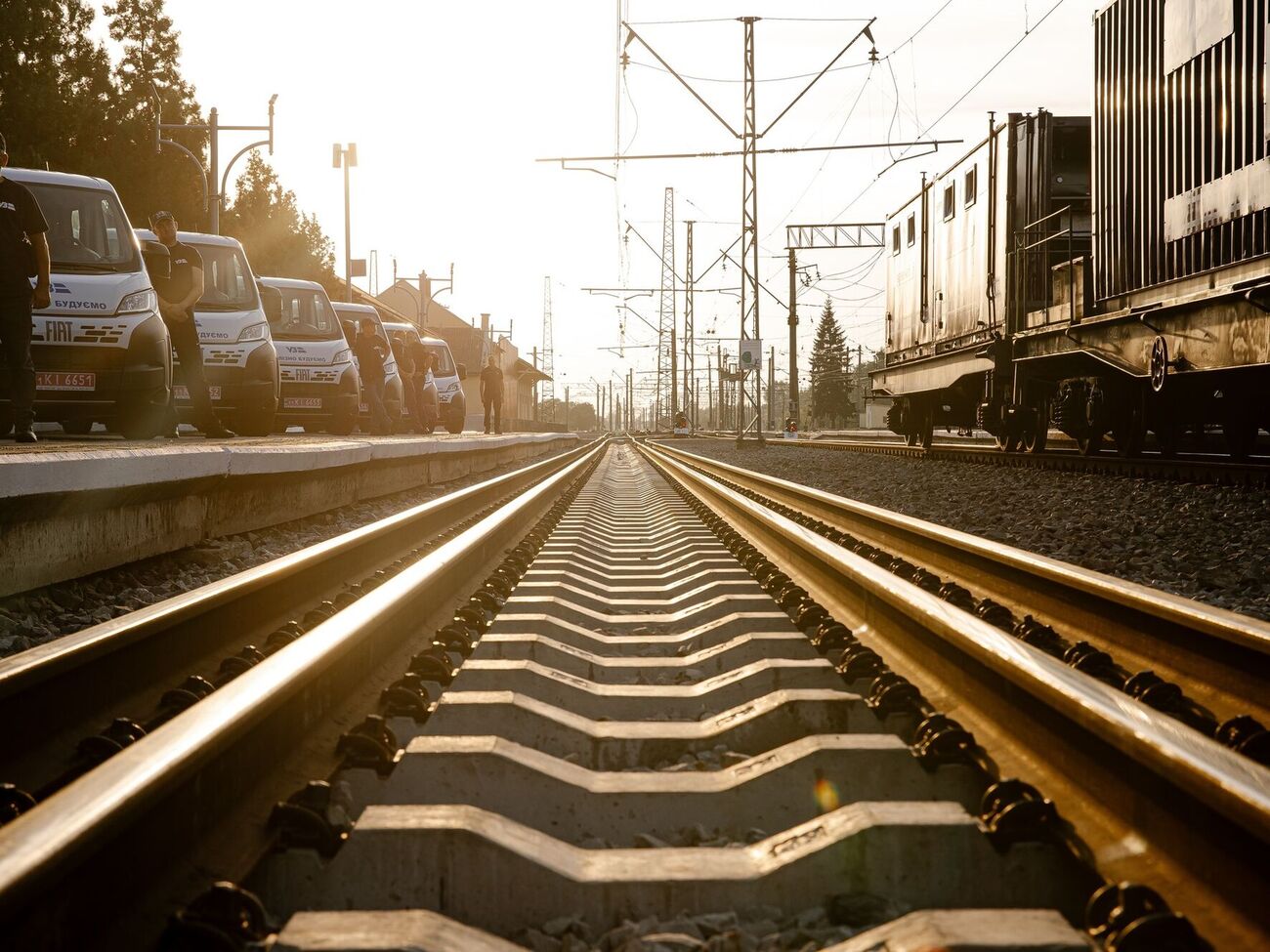 Пассажирские поезда идут в Братиславу, Вену и Будапешт