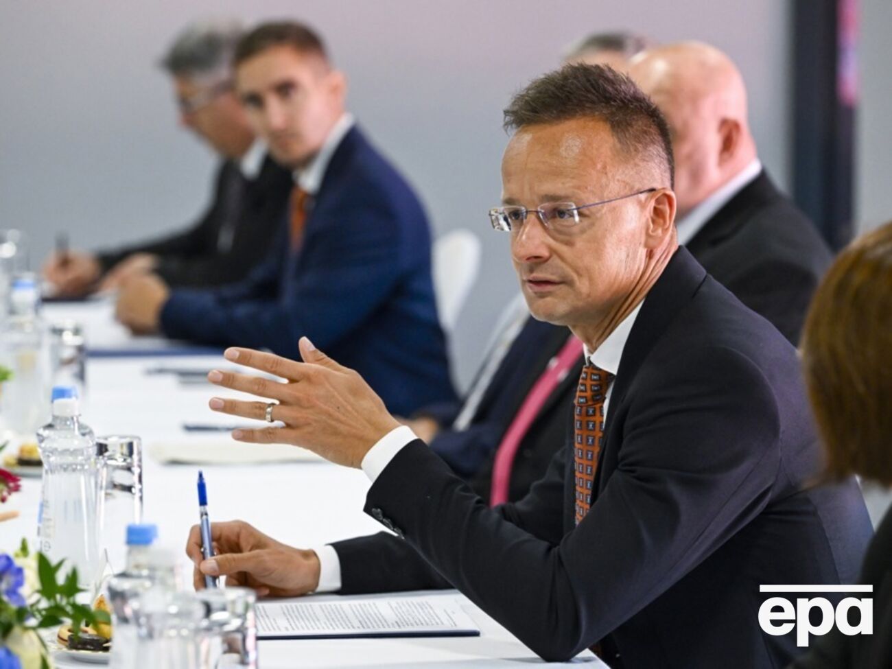 Сибига заявил, что Сийярто (на фото) знает, что вступление Украины в ЕС не представляет угрозы для Венгрии