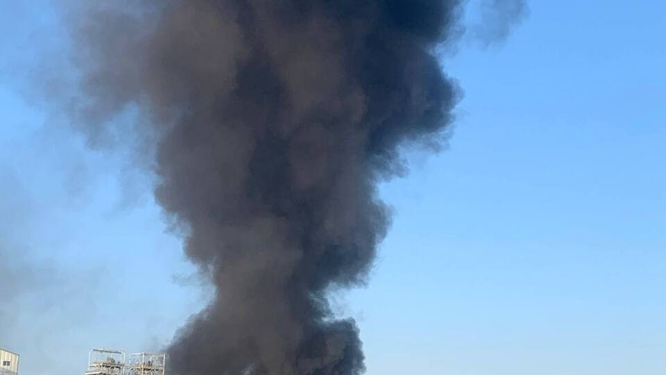 Под Одессой горит лента в порту