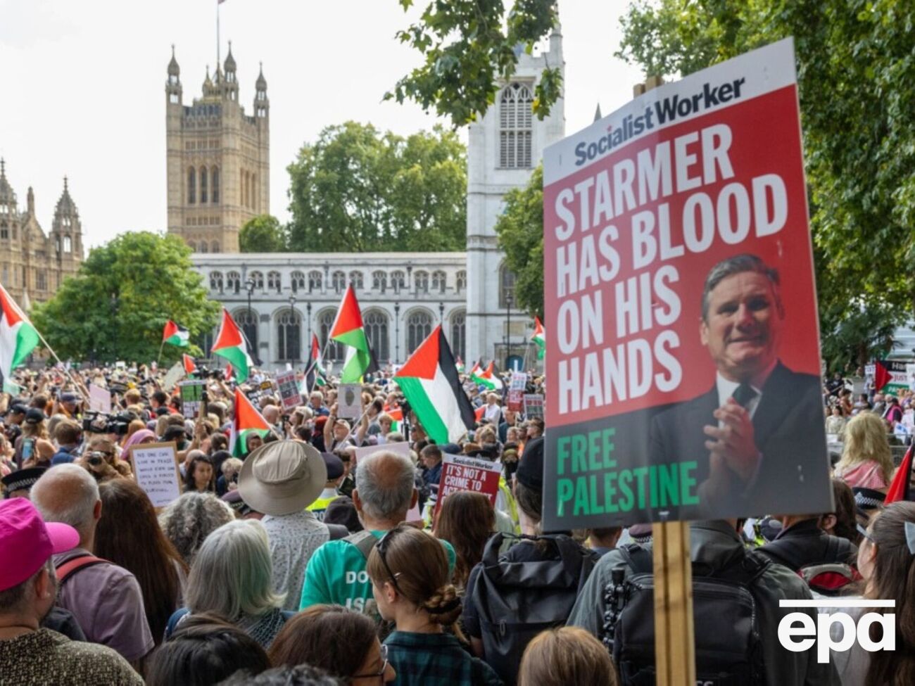 Кількість затриманих біля британського парламенту стала рекордом для одного протесту