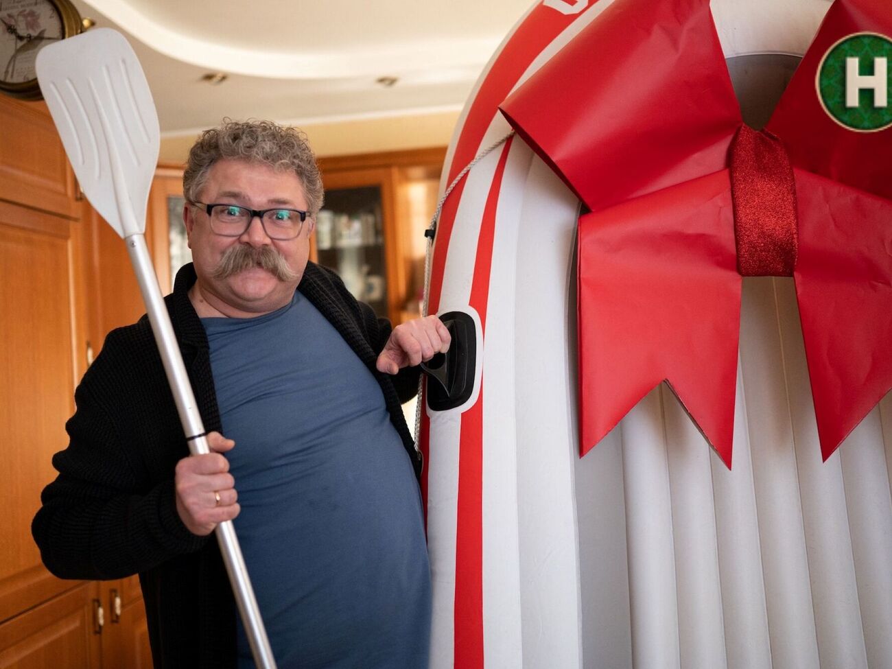 У реальному житті Задніпровський – батько двох дітей