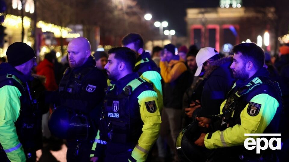 4,3 тис. правоохоронців патрулювали вулиці Берліна в новорічну ніч