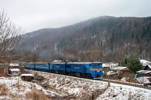 Из-за непогоды поезда опаздывают с 9 января