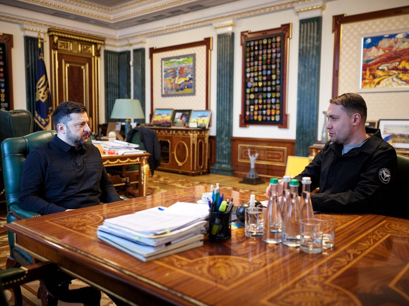 Буданов доповів про частину зустрічей у межах дипломатичного треку переговорів, розповів Зеленський