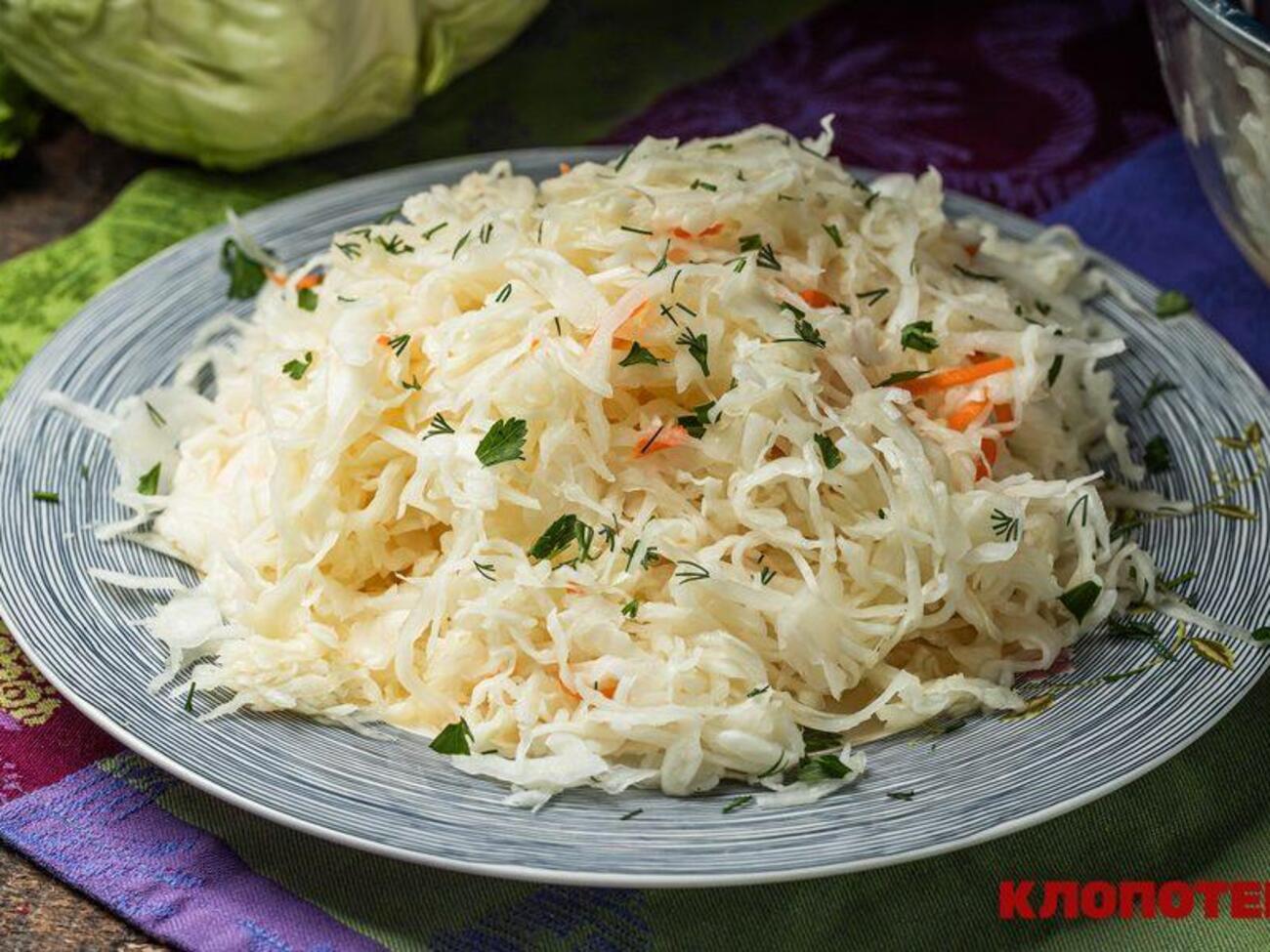 Капуста приобретет замечательный вкус
