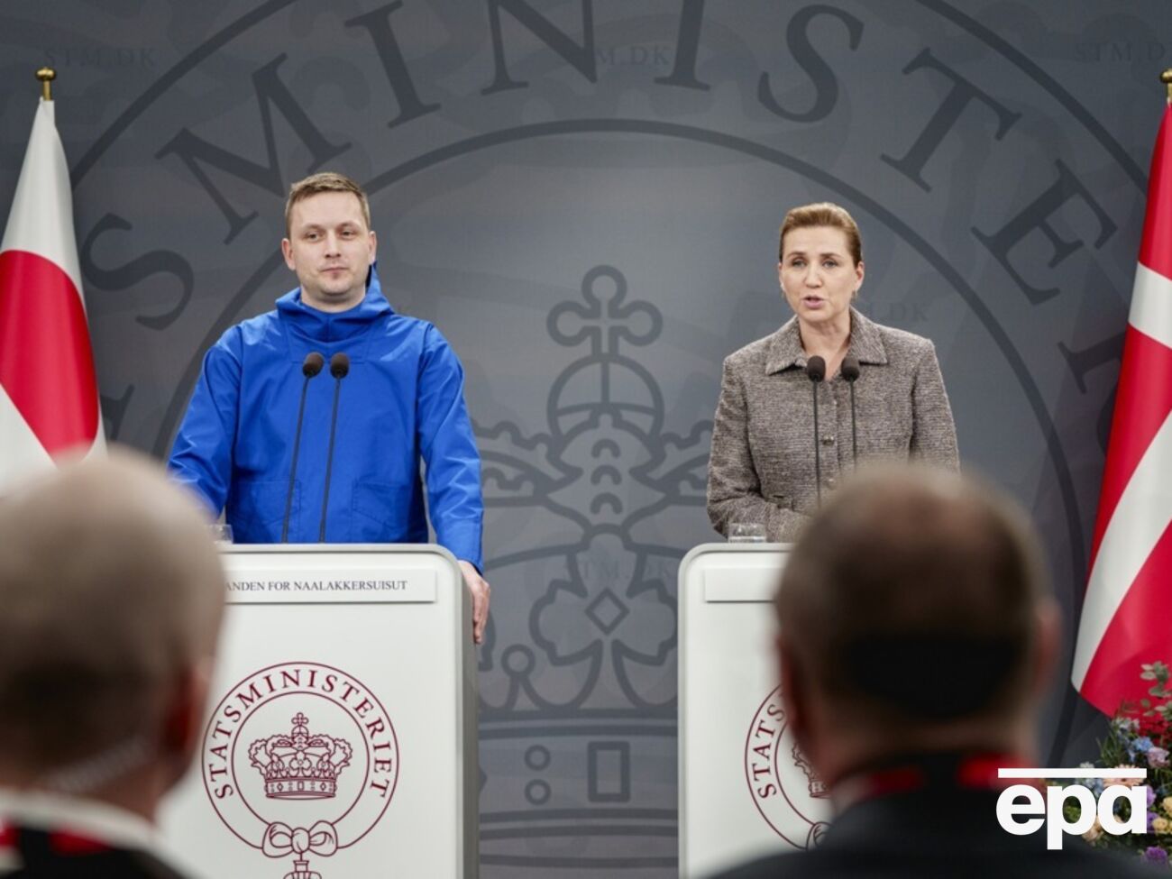 Нильсен и Фредериксен провели пресс-конференцию в Копенгагене