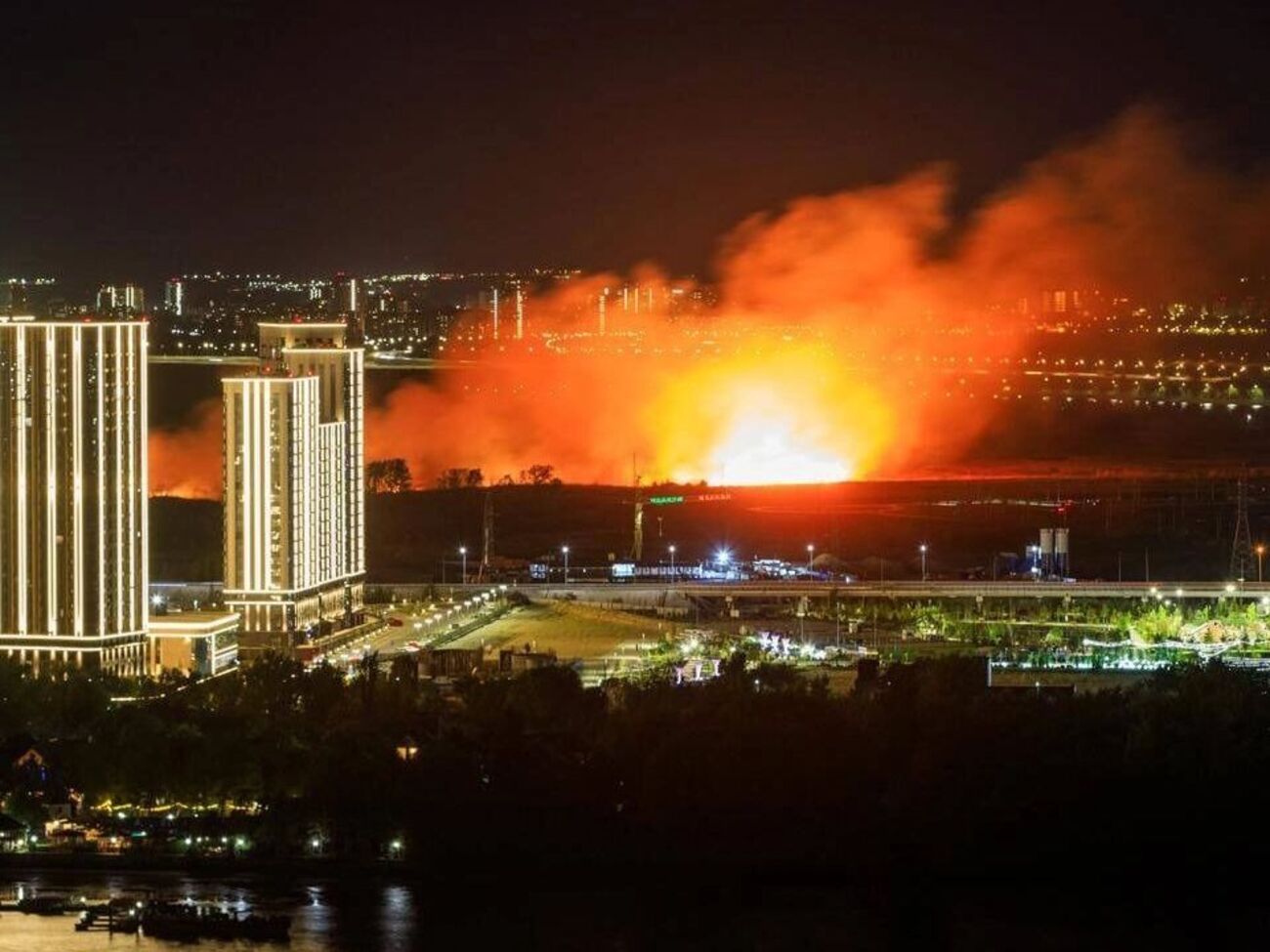 В городе зафиксировано несколько пожаров