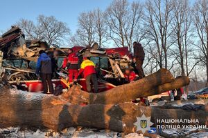 Сімох пасажирів автобуса ушпиталили
