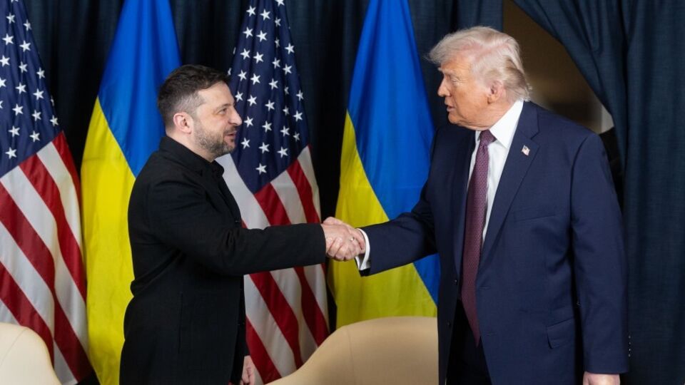 Зеленский 22 января провел встречу с Трампом