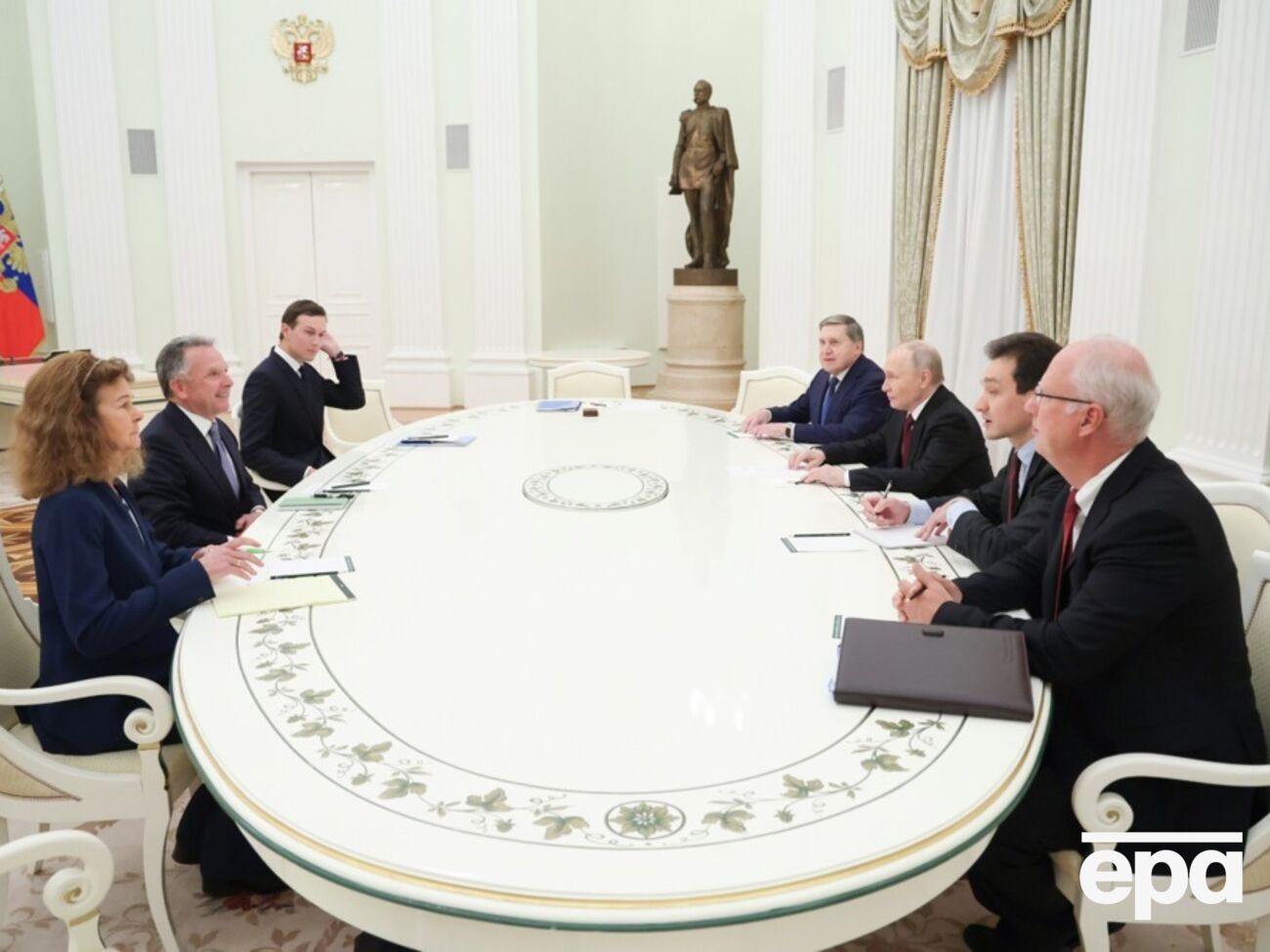 Віткофф і Кушнер проведуть зустріч із Путіним у Москві 22 січня