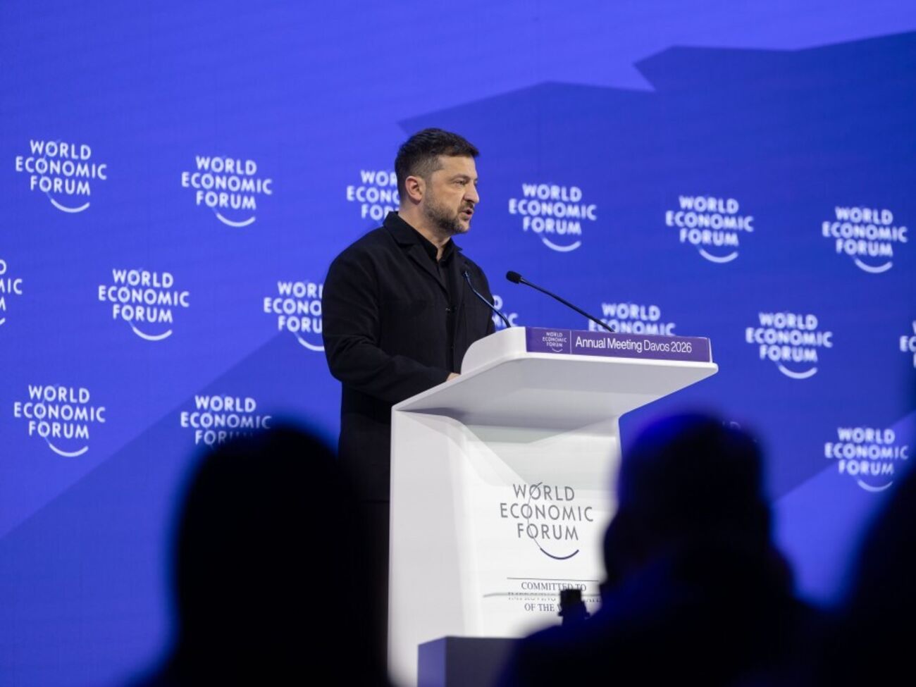 2025 рік минув у розмовах про далекобійне озброєння для України, але тепер їх немає, зазначив у Давосі Зеленський