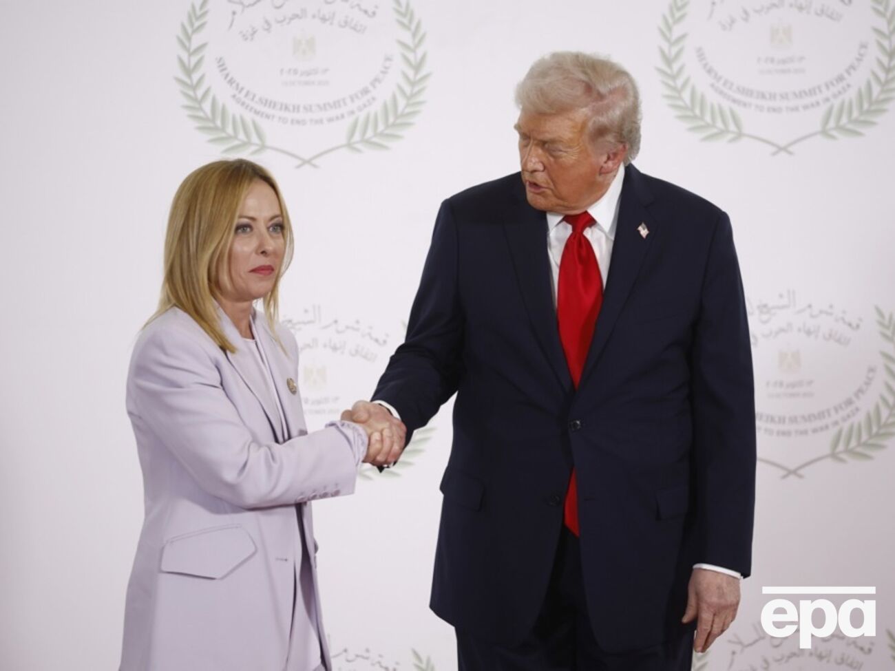 Мелони надеется, что однажды Трампу вручат Нобелевскую премию мира