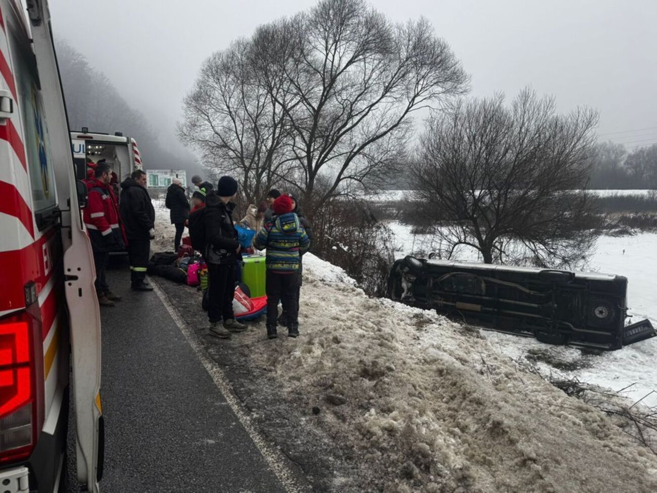 ДТП сталася через ожеледицю