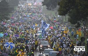 Блискавка влучила під час демонстрації у столиці Бразилії