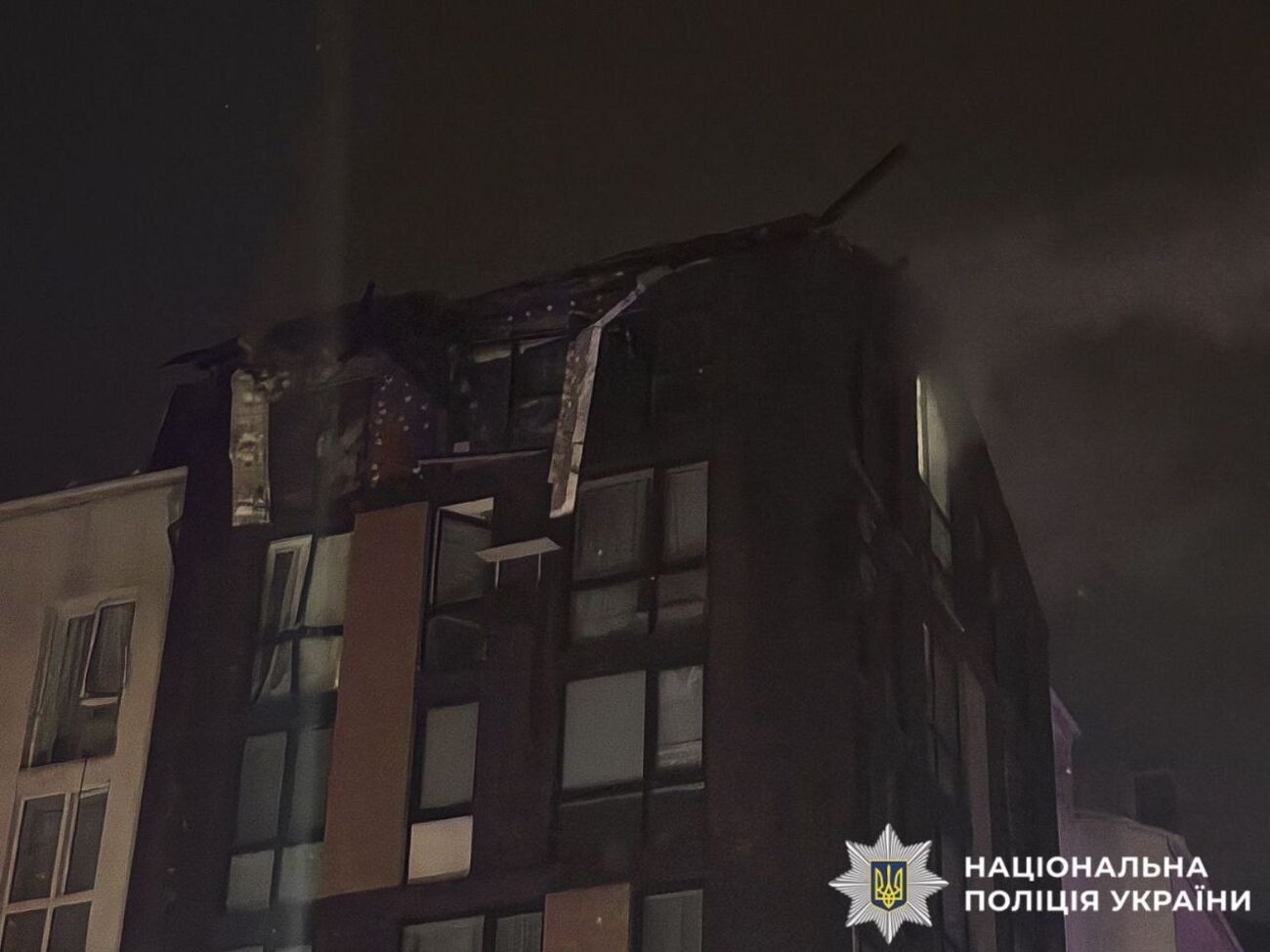 Епіцентр удару дрона РФ був на другому поверсі квартири