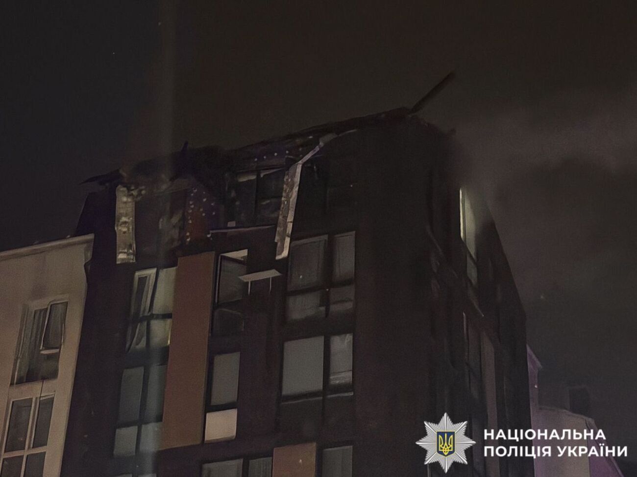 Епіцентр удару дрона РФ був на другому поверсі квартири