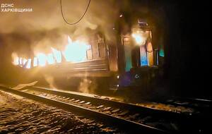 В результате российской атаки по поезду тела погибших были сильно изуродованы, отметили в Харьковской областной прокуратуре