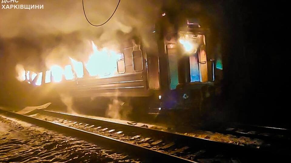 В результате российской атаки по поезду тела погибших были сильно изуродованы, отметили в Харьковской областной прокуратуре