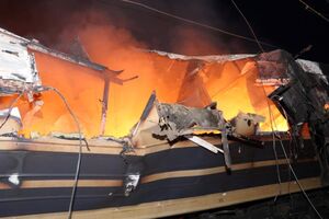 В полиции рассказали, что один дрон попал в столб, второй – в колею, а третий – в 16-й вагон