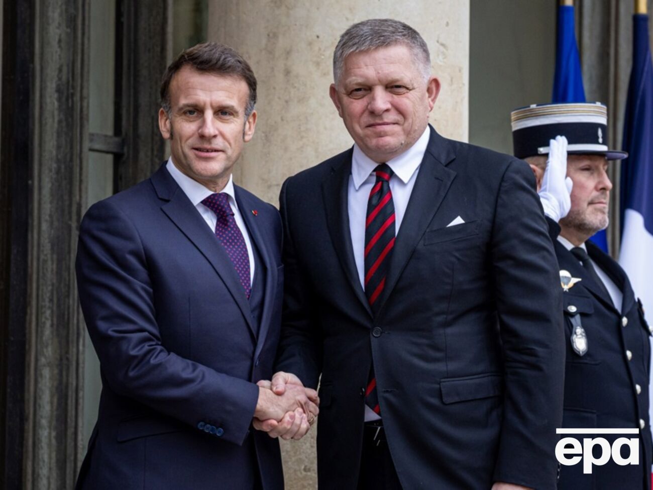 Фицо 29 января провел встречу с Макроном