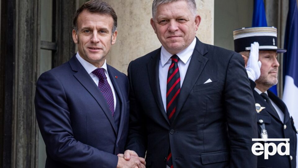 Фицо 29 января провел встречу с Макроном