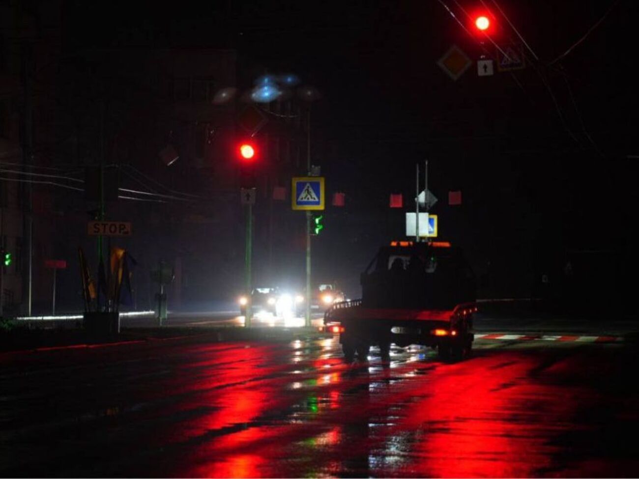 В двух областях Украины проблемы с электричеством