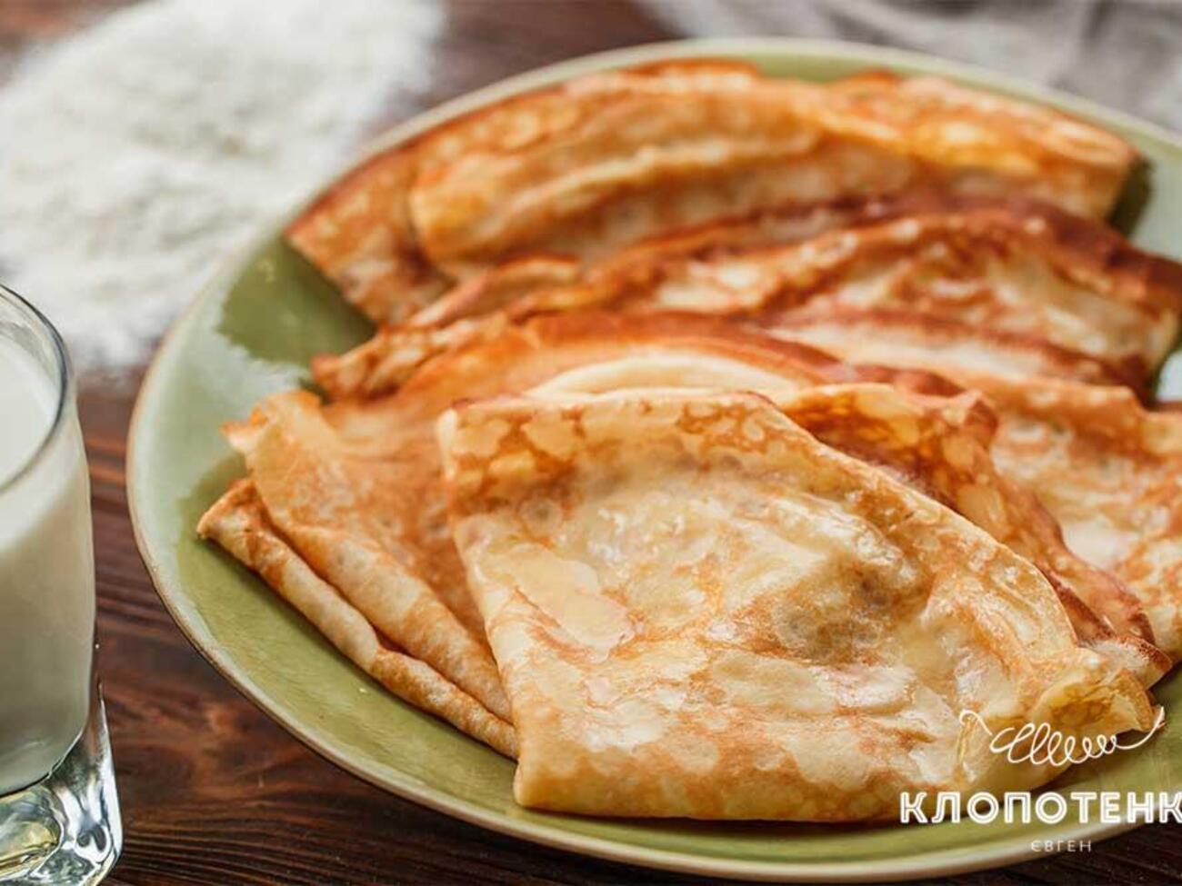 Блинчики получатся эластичными и вкусными