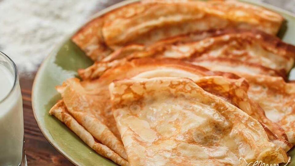 Блинчики получатся эластичными и вкусными