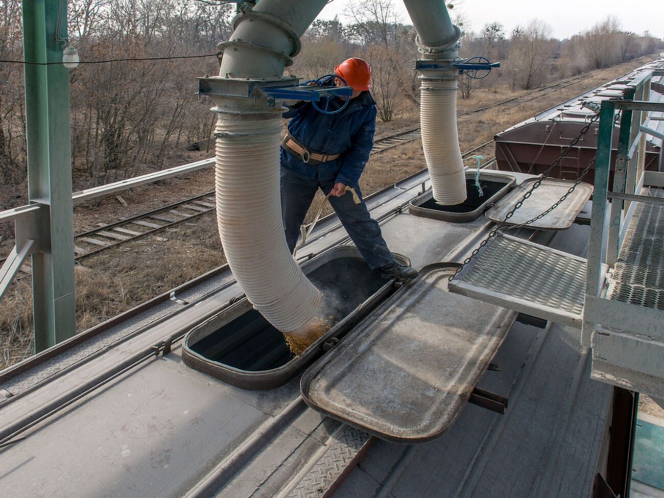 Перевезення зернових залізницею суттєво зменшилося 2025 року